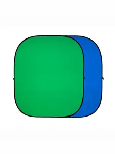 Складной фон хромакей Fujimi FJ 706GB-240/240, синий/зелёный, 240х240 см (с Озон картой) + ещё вариант в описании