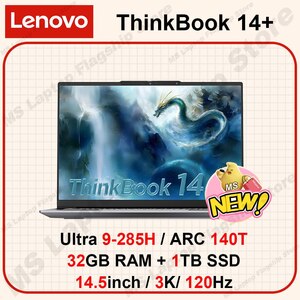 Ноутбук Lenovo ThinkBook 14+, 14.5", 32ГБ/1ТБ, U9 285H, Integrated graphic, Windows