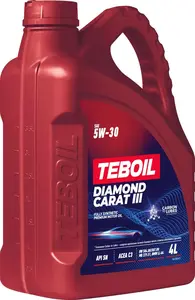 Масло моторное, Синтетическое TEBOIL Diamond Carat III 5W-30 4 л + 800 баллов OZON (цена с ozon-картой)