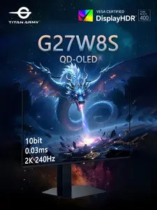Монитор Titan Army G27W8S 26.5", 1440p, 240Hz, QD-OLED (из Китая, c Ozon-картой)
