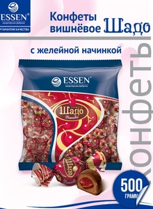Конфеты Шадо с желейно вишневой начинкой в шоколадной глазури, пакет 500 г.