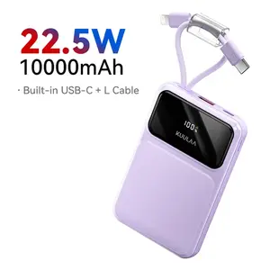 Внешний аккумулятор KUULAA Power Bank, 10000 мАч 22.5 Вт, быстрая зарядка 