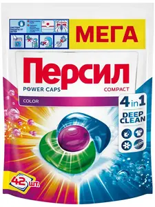 Капсулы для стирки Персил колор 42 капсулы (с Озон картой)