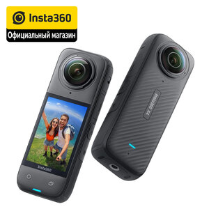 Экшн-камера Insta360 X4 CINSABMA 8K, водонепроницаемая (с картой Я Пэй)