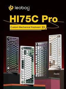 Клавиатура беспроводная LEOBOG Hi75C PRO, 3 Mode Connection, Seiya Switch, слоновая кость, темно-синий (с озон-картой, из-за рубежа)