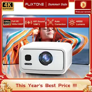 Проектор FlixTone D9W Ultra 3000 ANSI Full HD