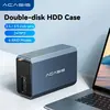 Корпус для жесткого диска Acasis EC-7352 USB-C с двумя отсеками 2.5" / 3.5" (из-за рубежа)