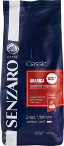Кофе зерновой SENZARO Classic, 1000г