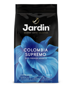 Кофе в зернах Jardin Colombia Supremo, 1 кг (с картой Яндекс Пэй)