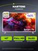 Телевизор Hartens HTY-43F06W-VZ/M 43" Full HD, белый (с картой OZON)