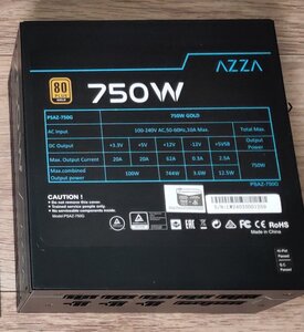 Блок питания AZZA PSAZ-750G 80+ gold (20+4pin) APFC