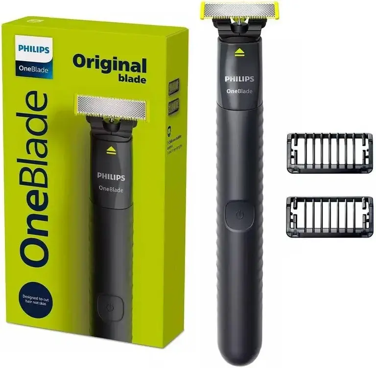 Триммер и бритва Philips OneBlade QP1424/10 (с картой OZON)