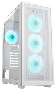 Корпус для ПК Cougar MX220, RGB вертушки, белый