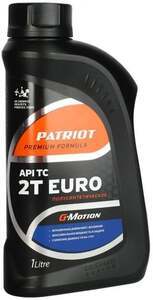 Масло Patriot G-Motion 2Т EURO, полусинтетическое, 1 л (с картой OZON)