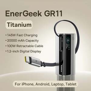 Внешний аккумулятор Baseus EnerGeek GR11 PPCJB-20E5 (145 Вт, 20000 мАч, PD 3.0, LED)