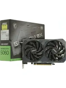 Видеокарта GeForce RTX 5060 Shadow 2X OC 8Gb MSI из М.Видео (с ВБ кошельком)