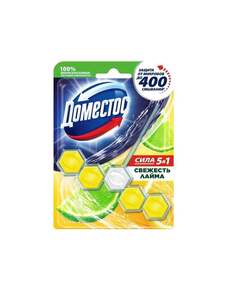 Акция 2=3 на туалетные блоки и стикеры Доместос