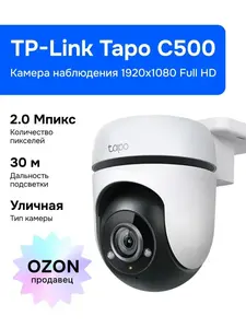 Камера видеонаблюдения TP-Link Tapo C500 (с картой OZON)