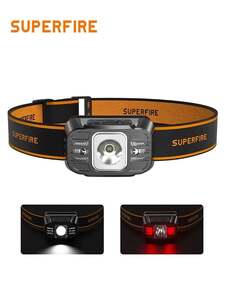 Налобный фонарь Superfire HL75-S 350LM (с картой OZON, из-за рубежа)