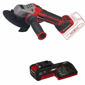 Шлифмашина угловая аккумуляторная Einhell TP-AG 18/125 CE Q Li 4431155SET