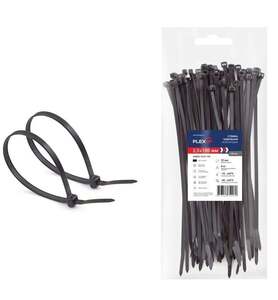 Хомут нейлоновый  2,5*100  100 шт чёрный (с картой OZON)