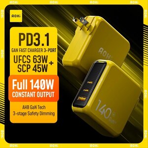 Зарядное устройство AOHI Magcube Pro AOC-C012 140 Вт GaN