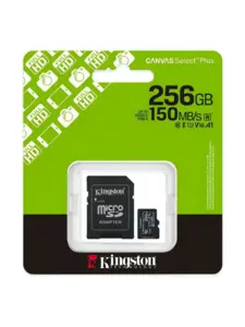 Карта памяти MicroSD Kingston Canvas Select Plus Gen3 256 Гб