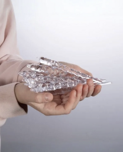 Набор новогодних елочных игрушек 2 вида сосулек на елку 12 шт, 13 см (с картой OZON)