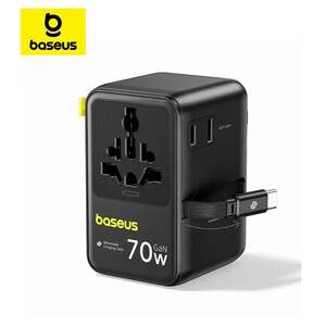 Универсальное зарядное устройство для путешествий Baseus EnerCore CG11, 70 Вт, 6-в-1