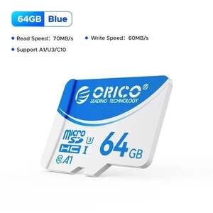  Карта памяти ORICO A1 U3 C10 64GB