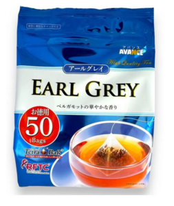 Японский черный чай Avance Kunitaro Эрл Грей, 50 пакетиков по 2 гр