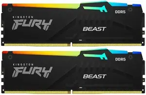 Оперативная память Kingston FURY Beast Black RGB 64 ГБ