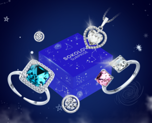 Скидки на ювелирные изделия Sokolov на Ozon