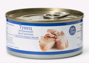 [МСК, Омск Тунец Luck Siam натуральный, филе-кусочки, 185 г