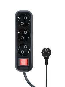 Сетевой фильтр Гарнизон 3 розетки, 16А, 7 м (с картой OZON)