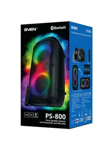 Беспроводная bluetooth колонка Sven PS-800 с караоке, 100 Вт