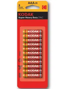 Батарейки KODAK мизинчиковые AAA солевые R03 11 ш. (с ВБ кошельком)
