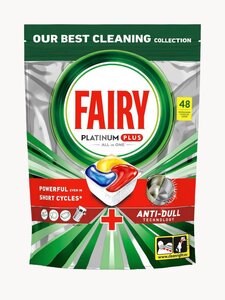 Капсулы для посудомоечной машины Fairy Platinum Plus All in One Лимон, 48 шт.