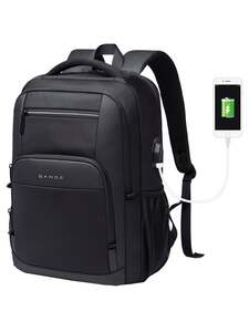 Рюкзак мужской городской Bange BG1921 с USB зарядкой 22 литра с ортопедической спинкой (1753₽ с промокодом)