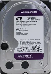 Внутренний жесткий диск Western Digital 4 ТБ WD43PURZ (с озон-картой)