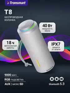 Беспроводная колонка TRONSMART T8 (с ВБ кошельком и подпиской)