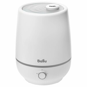 Увлажнитель воздуха ультразвуковой Ballu UHB-450T Gray, 3 режима, 350 мл/час, 12 часов непрерывной работы, до 35 м², 4.5 л, ароматизация
