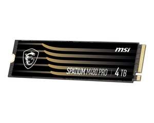 Внутренний SSD-диск MSI SPATIUM M480 PRO M.2 PCI-E 4.0, 4 Тб (с картой OZON)