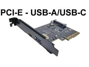 USB 3.2 PCI-E контроллер 10 Гбит/c (с картой OZON)