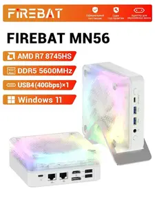 Мини-ПК FIREBAT (AMD Ryzen 7 8745HS, AMD Radeon 780M, Windows), без оперативы и памяти + 1085₽ пошлина