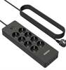 Сетевой фильтр с выключателем NTONPOWER 8 розеток 5 USB 3м 4000Вт (с картой OZON)