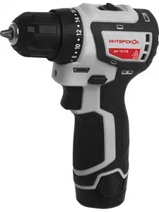 Дрель-шуруповерт Интерскол ДА-10/12В (кейс, 2 АКБ на 2 Ач)