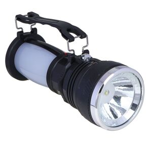 Фонарь прожектор 2-в-1 ЕРМАК (аккумуляторный, 24 SMD + 1 Вт LED, шнур 220В, пластик, 17,5x7,5 см)