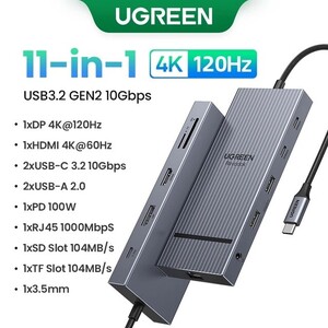 Док-станция (конвертер) UGREEN CM866 11-in-1
