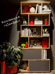 Стеллаж из ЛДСП Сандра (с ВБ кошельком)